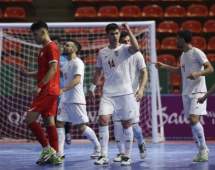 برد سخت شاگردان شمسایی در اولین گام جام ملت‌های فوتسال آسیا