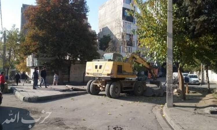 عملیات اصلاح هندسی در تقاطع بلوار باغستان اجرایی می‌شود